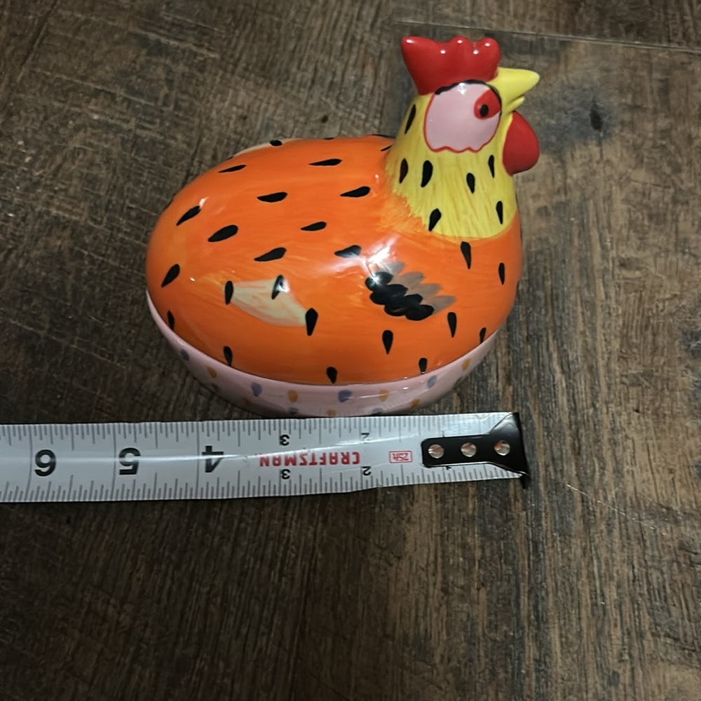 Pistoulet Jana Kolpen Pfaltzgraff Chicken Relish Dish Pink Trinket - Picture 2 of 8